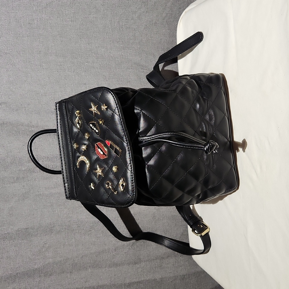 Aldo charm drawstring backpack bag